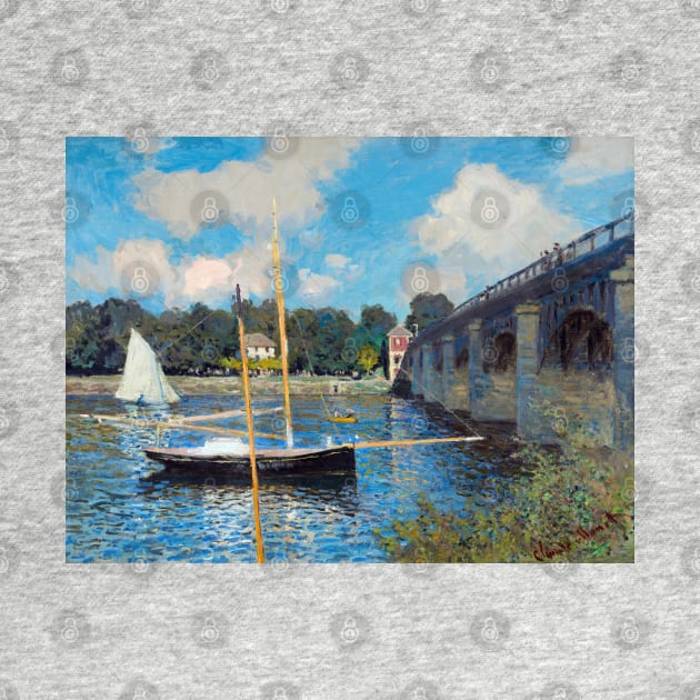 High Resolution Monet - The Bridge at Argenteuil by RandomGoodness